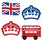 Big Dot of Happiness Cheerio, London - Diy Shaped British UK Party Cut-Outs - 24 Count